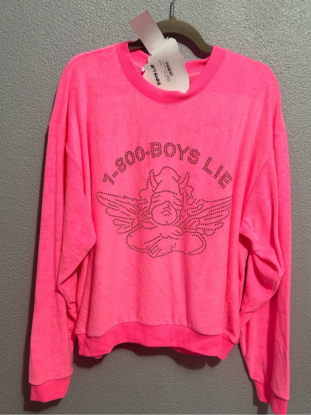 NWT $140.00 1-800 Boys Lie Kara oversized sweatshirt small/xs - Picture 3 of 10